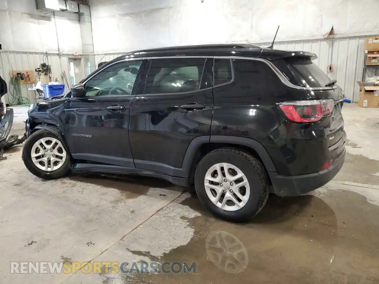 2 Photograph of a damaged car 3C4NJCAB2KT840615 JEEP COMPASS 2019
