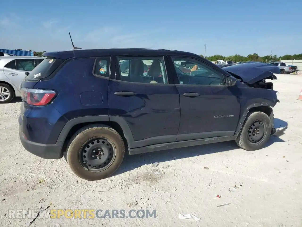 3 Photograph of a damaged car 3C4NJCAB5KT844352 JEEP COMPASS 2019