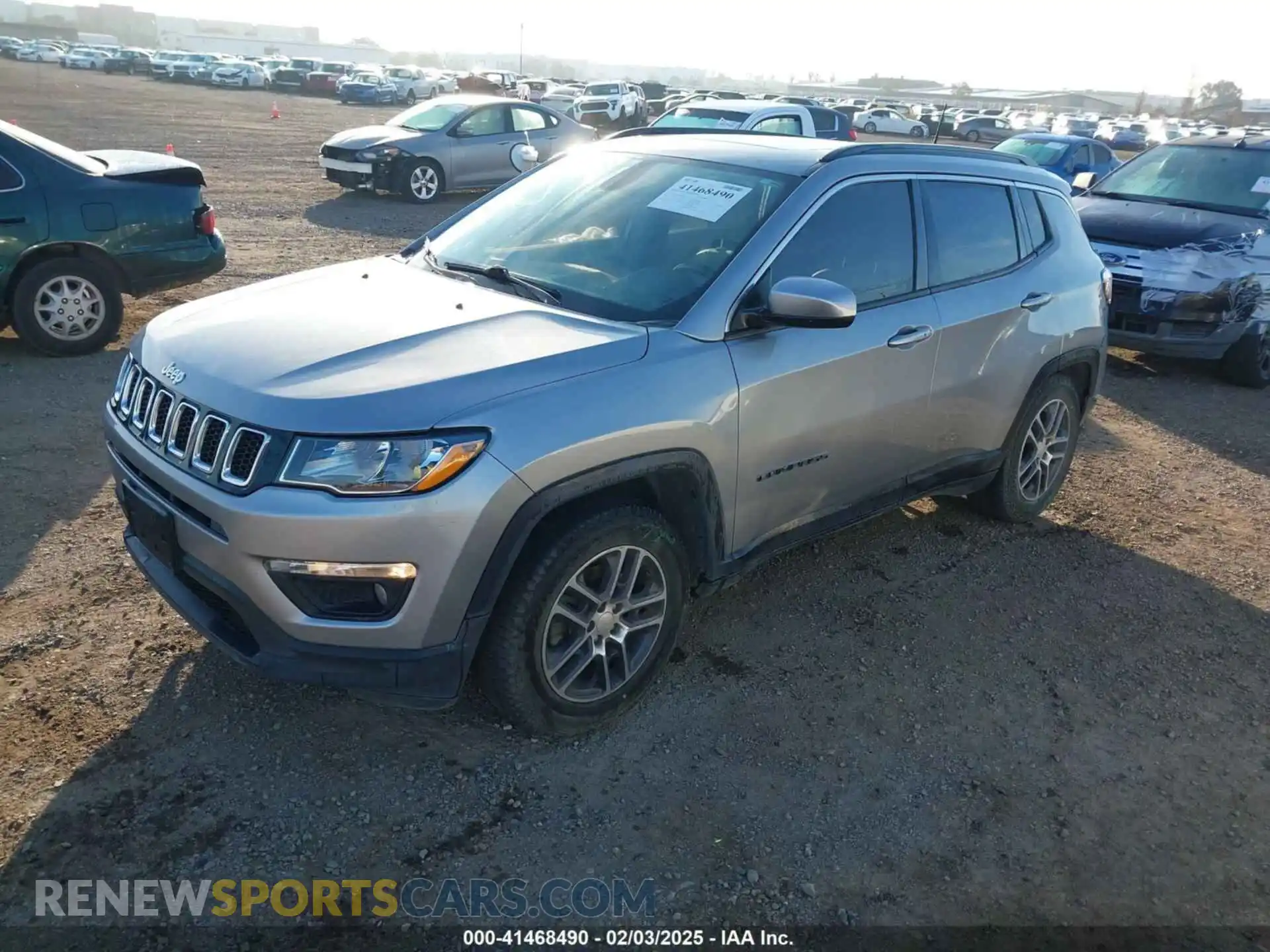 2 Photograph of a damaged car 3C4NJCBB0KT743606 JEEP COMPASS 2019
