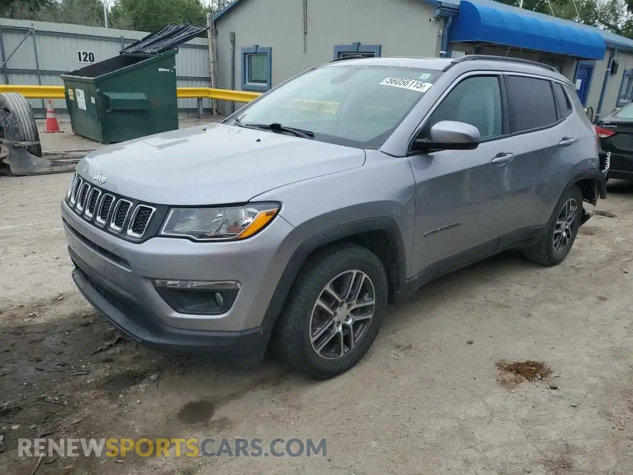 1 Photograph of a damaged car 3C4NJCBB1KT636757 JEEP COMPASS 2019