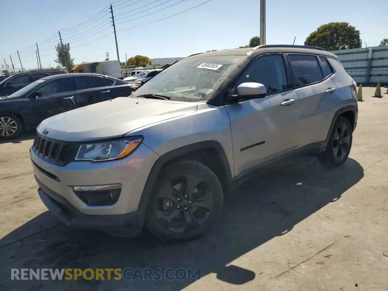 1 Photograph of a damaged car 3C4NJCBB1KT835159 JEEP COMPASS 2019