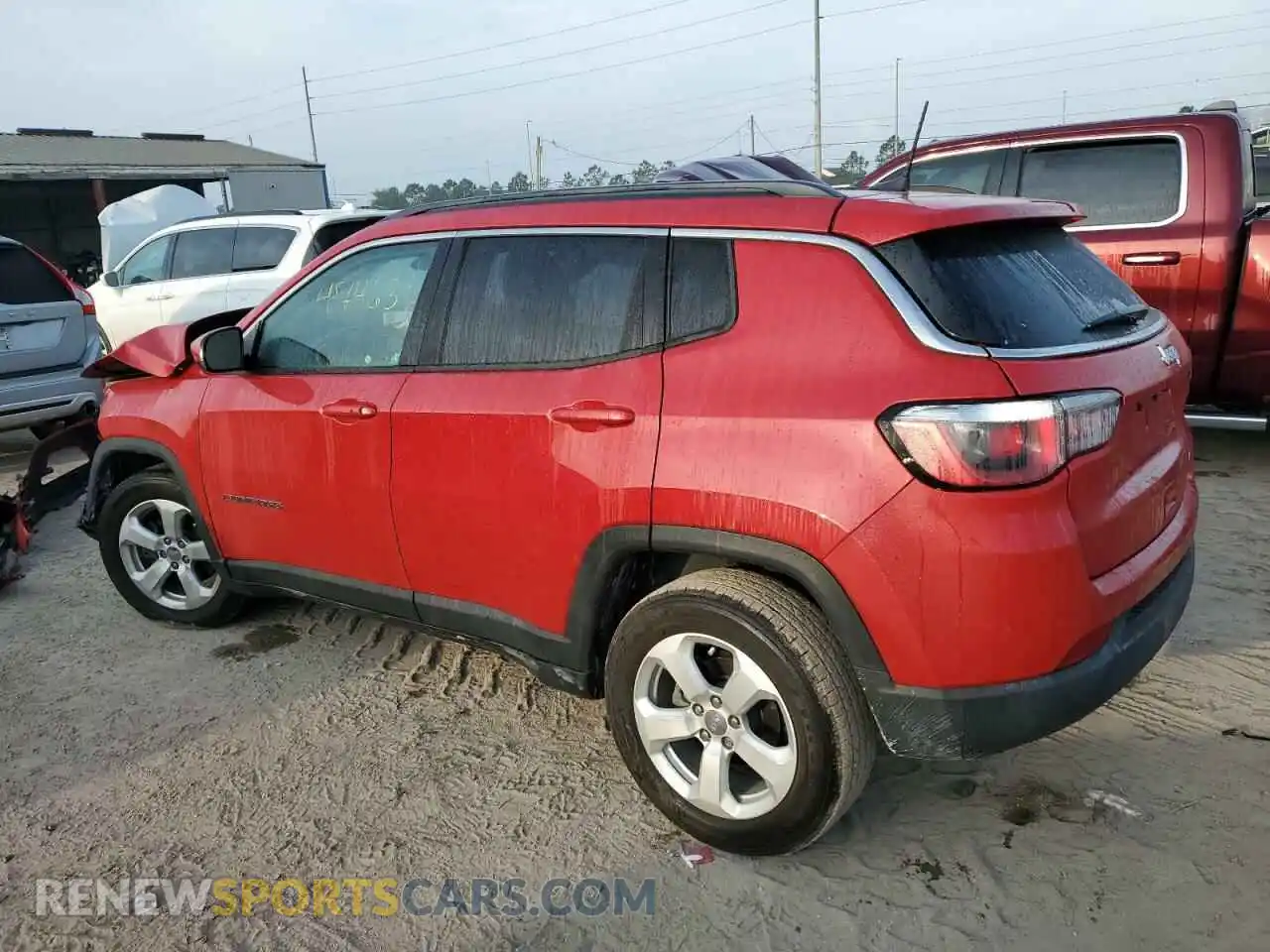 2 Photograph of a damaged car 3C4NJCBB2KT851452 JEEP COMPASS 2019