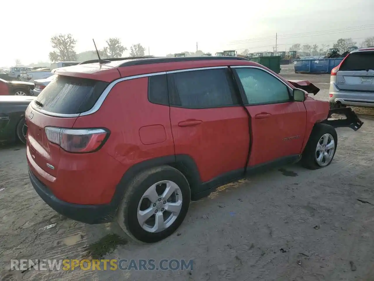 3 Photograph of a damaged car 3C4NJCBB2KT851452 JEEP COMPASS 2019