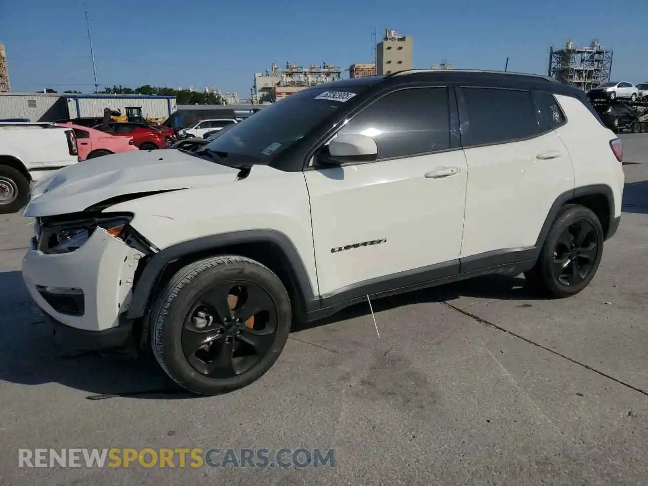 1 Photograph of a damaged car 3C4NJCBB5KT692720 JEEP COMPASS 2019