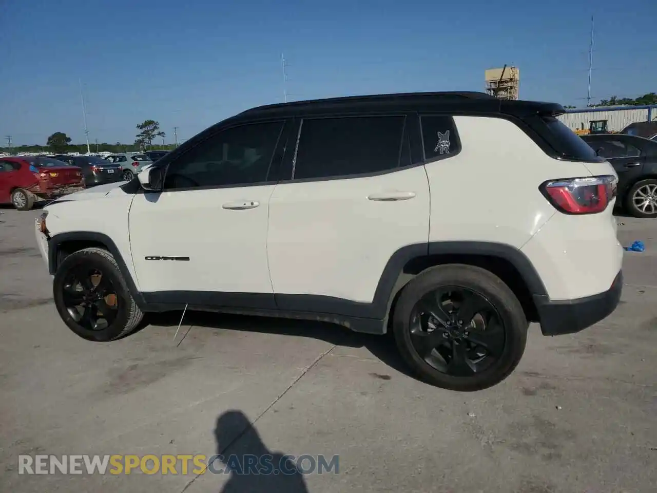 2 Photograph of a damaged car 3C4NJCBB5KT692720 JEEP COMPASS 2019
