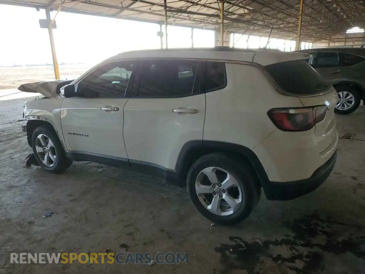 2 Photograph of a damaged car 3C4NJCBB5KT809244 JEEP COMPASS 2019