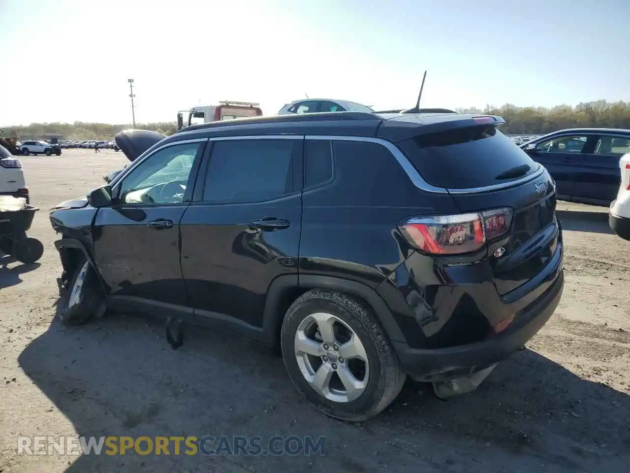 2 Photograph of a damaged car 3C4NJCBB9KT614537 JEEP COMPASS 2019