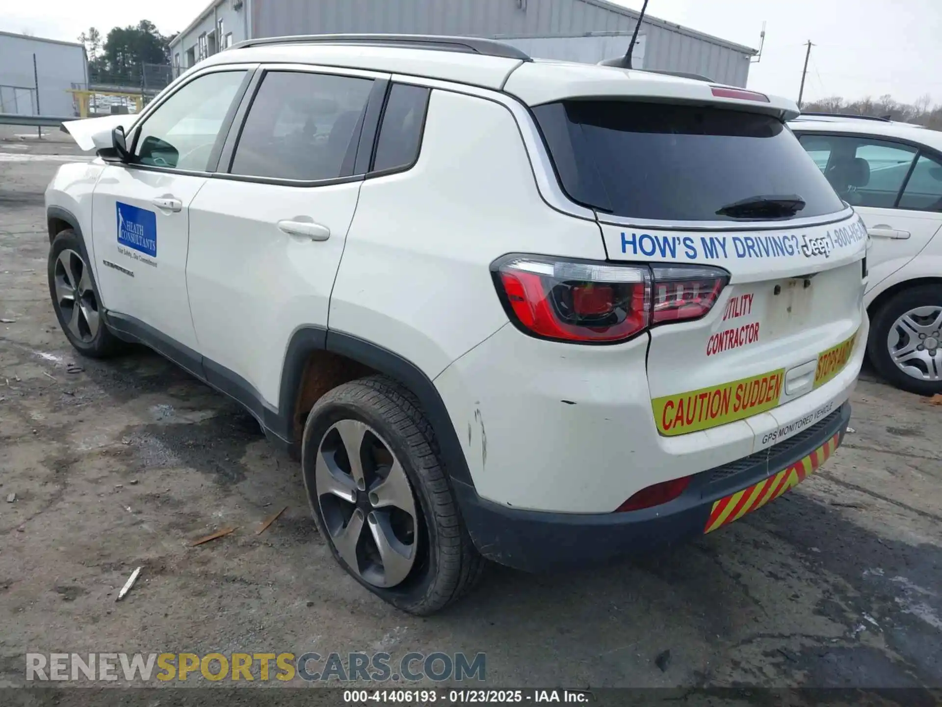 3 Photograph of a damaged car 3C4NJCBB9KT654889 JEEP COMPASS 2019