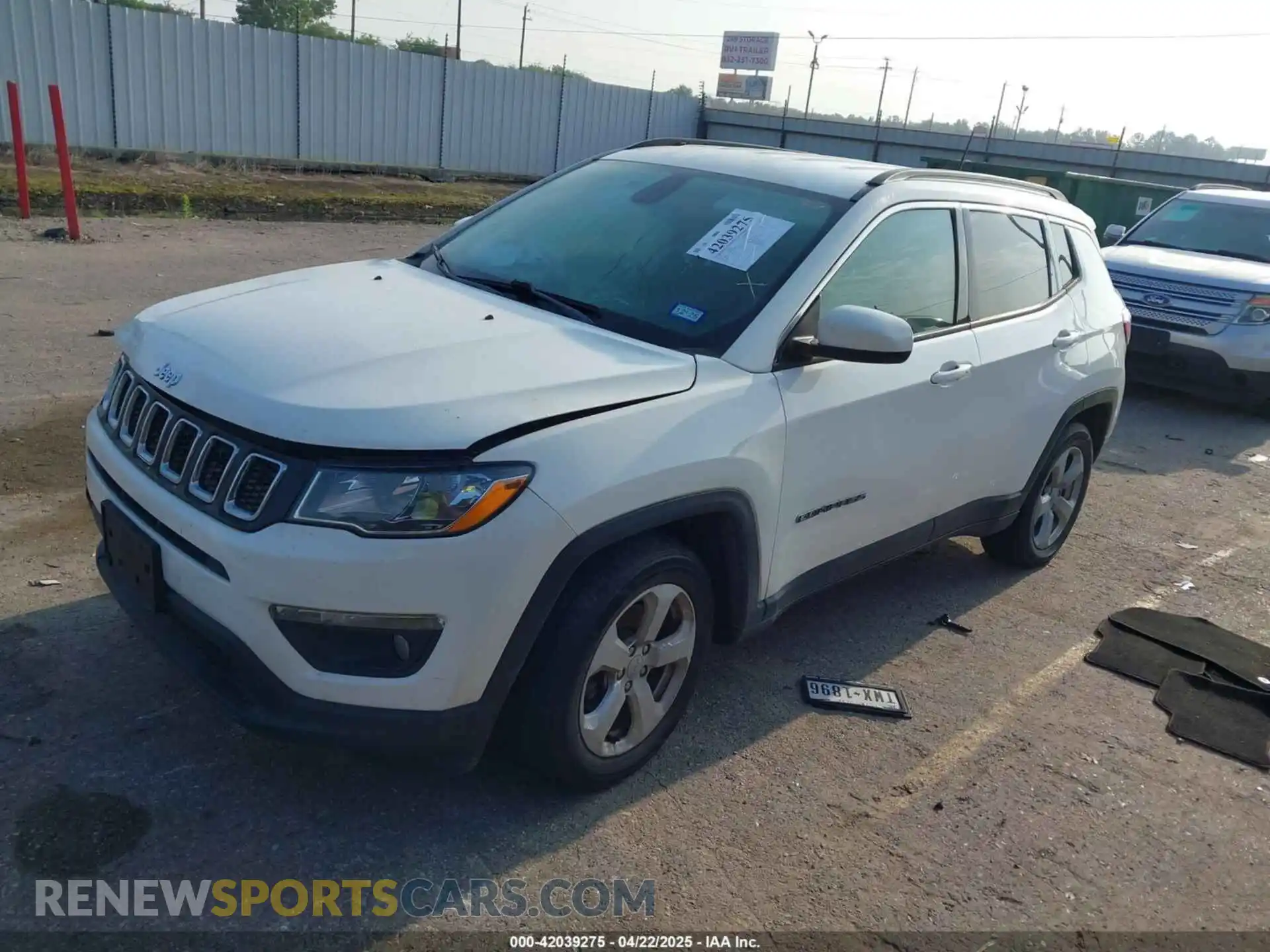 2 Photograph of a damaged car 3C4NJCBB9KT677508 JEEP COMPASS 2019