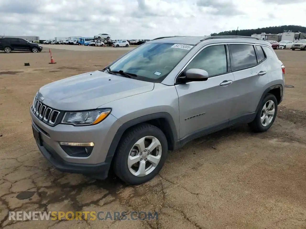 1 Photograph of a damaged car 3C4NJCBBXKT652245 JEEP COMPASS 2019