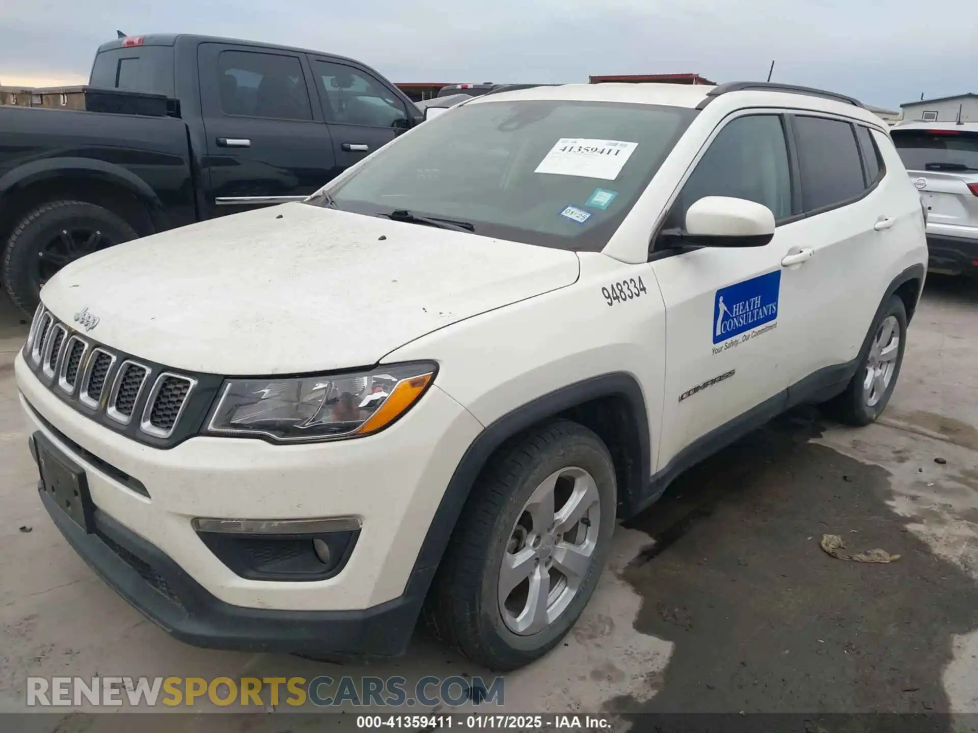 2 Photograph of a damaged car 3C4NJCBBXKT802046 JEEP COMPASS 2019