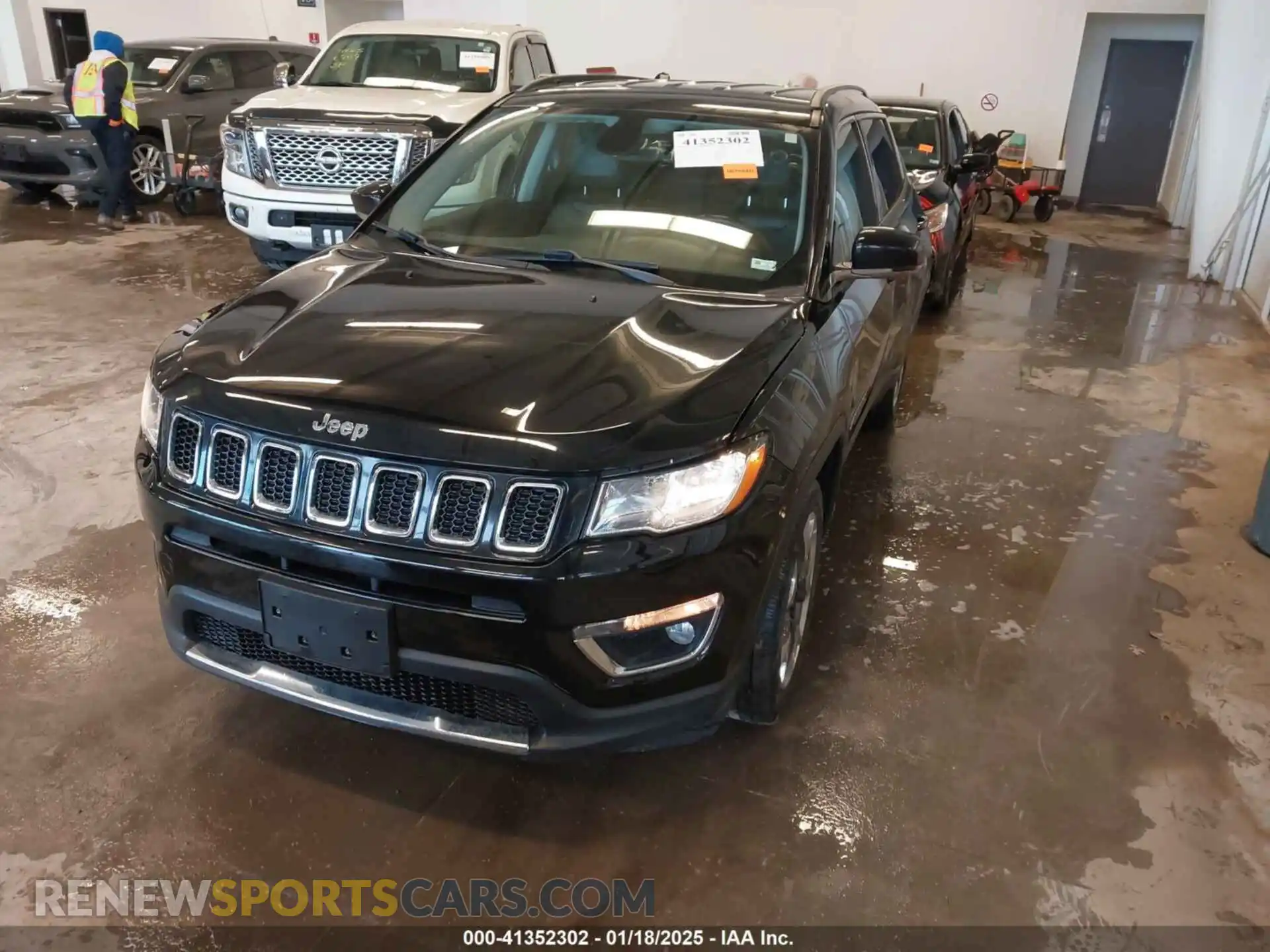 2 Photograph of a damaged car 3C4NJCCB0KT675709 JEEP COMPASS 2019