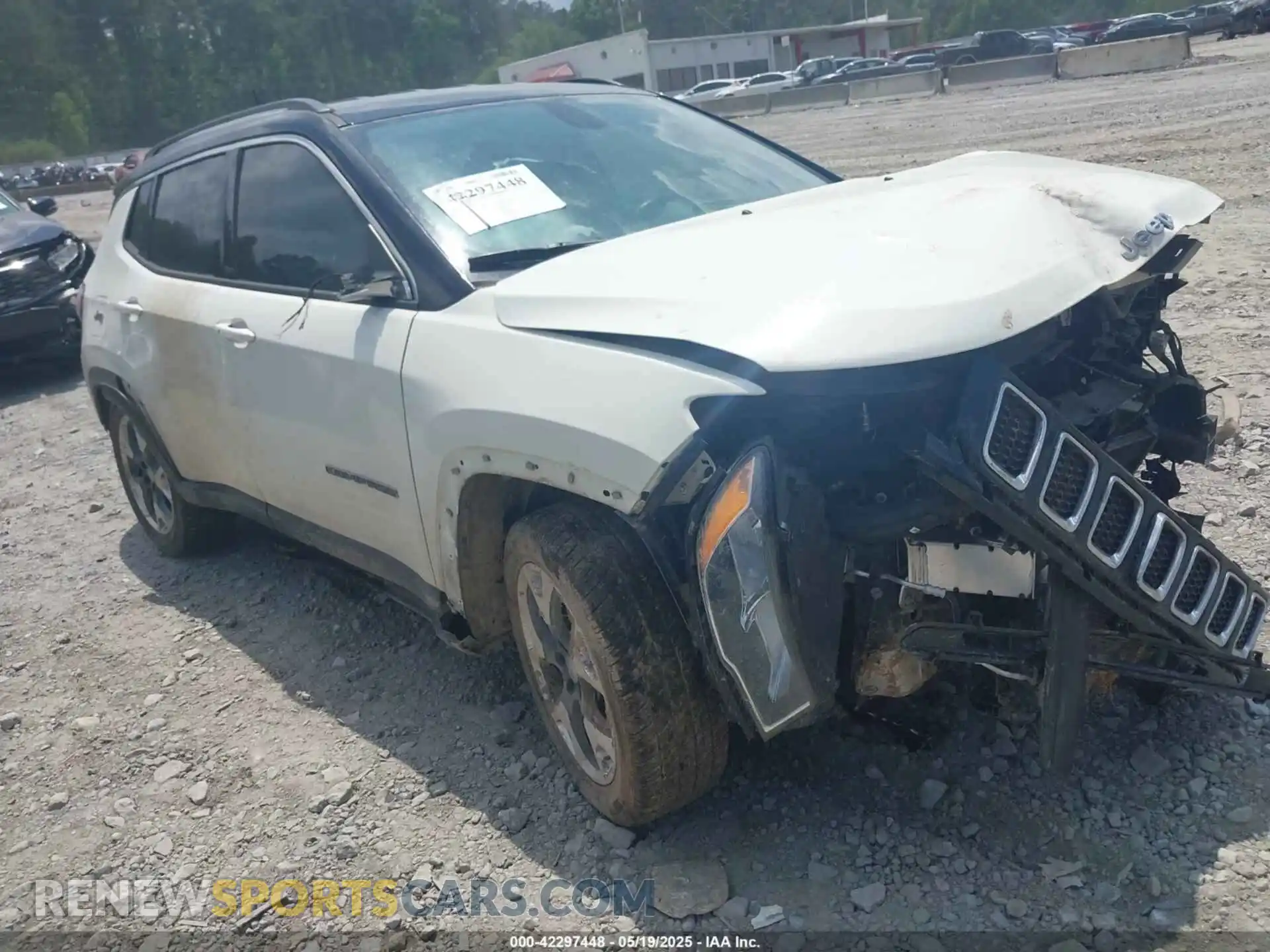 1 Photograph of a damaged car 3C4NJCCB1KT711312 JEEP COMPASS 2019