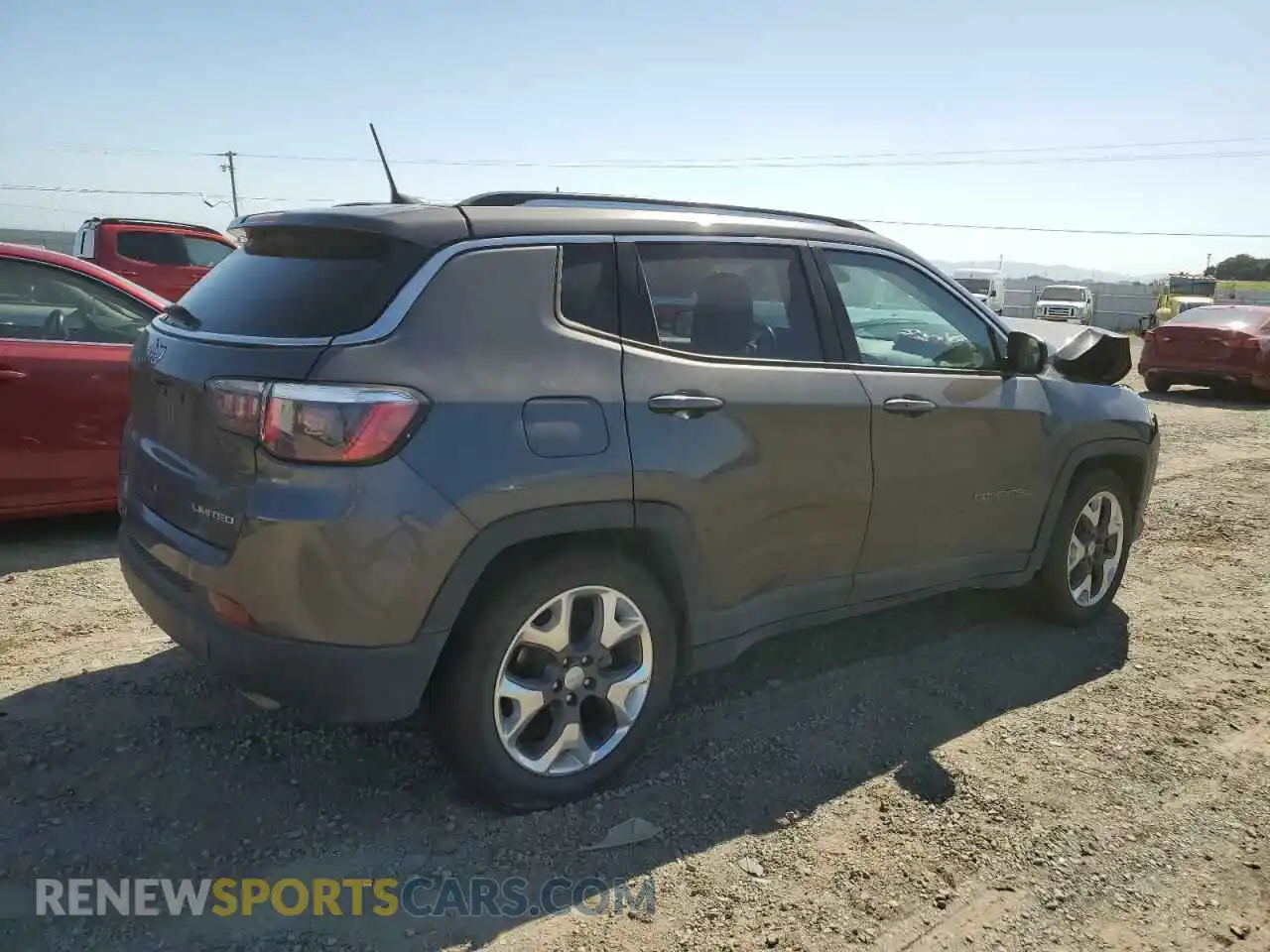 3 Photograph of a damaged car 3C4NJCCB3KT819480 JEEP COMPASS 2019