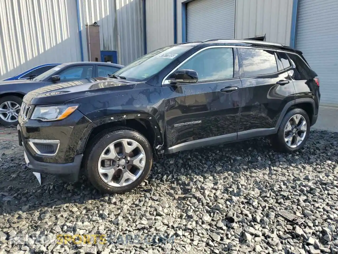 1 Photograph of a damaged car 3C4NJCCB7KT676145 JEEP COMPASS 2019