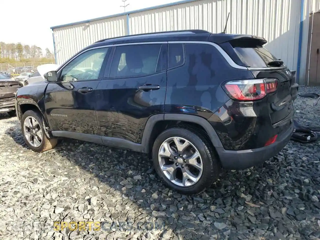 2 Photograph of a damaged car 3C4NJCCB7KT676145 JEEP COMPASS 2019