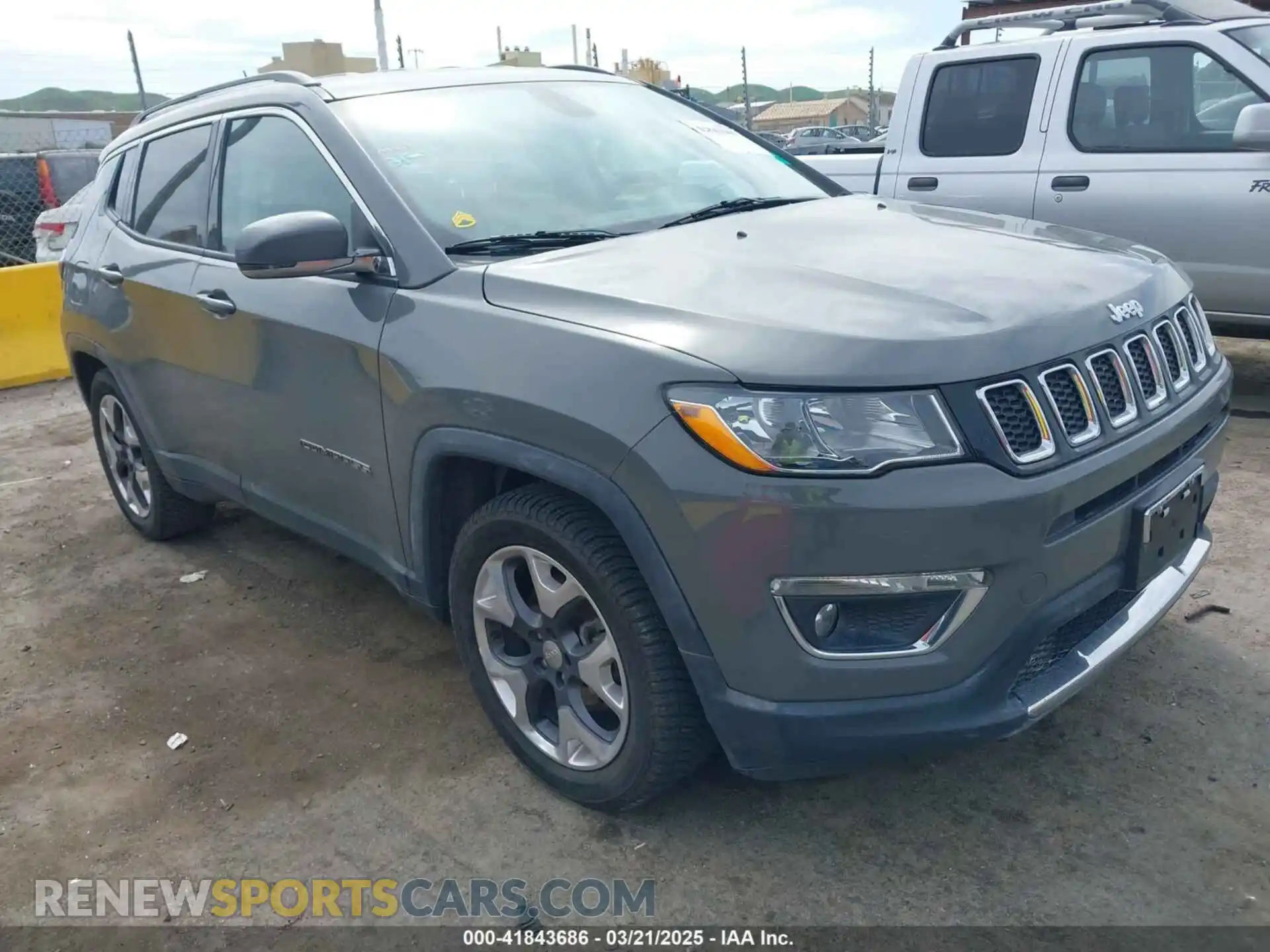 1 Photograph of a damaged car 3C4NJCCB8KT777811 JEEP COMPASS 2019