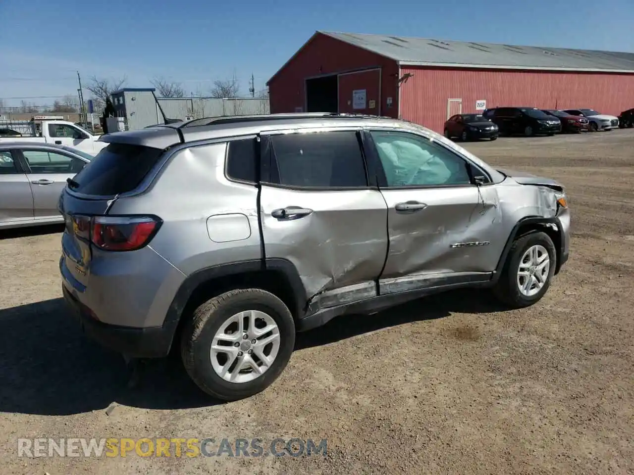 3 Photograph of a damaged car 3C4NJDAB1KT802816 JEEP COMPASS 2019