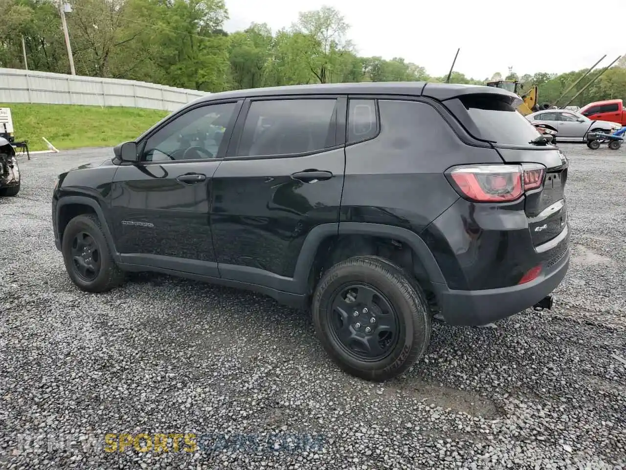 2 Photograph of a damaged car 3C4NJDAB4KT803099 JEEP COMPASS 2019