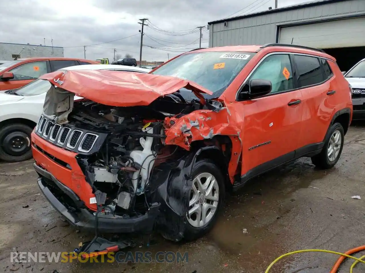 1 Фотография поврежденного автомобиля 3C4NJDAB5KT630628 JEEP COMPASS 2019