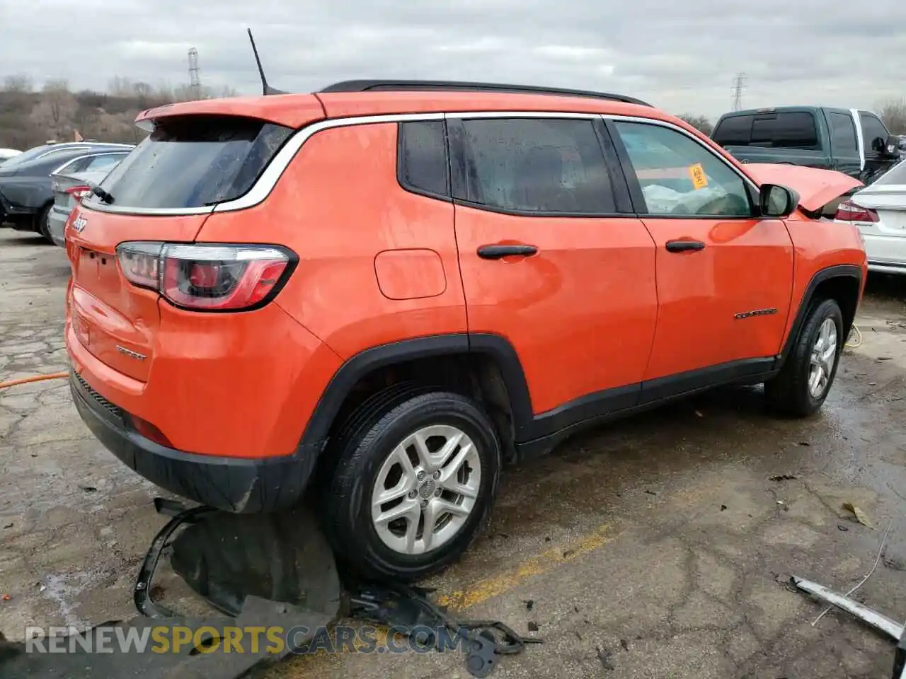 3 Фотография поврежденного автомобиля 3C4NJDAB5KT630628 JEEP COMPASS 2019