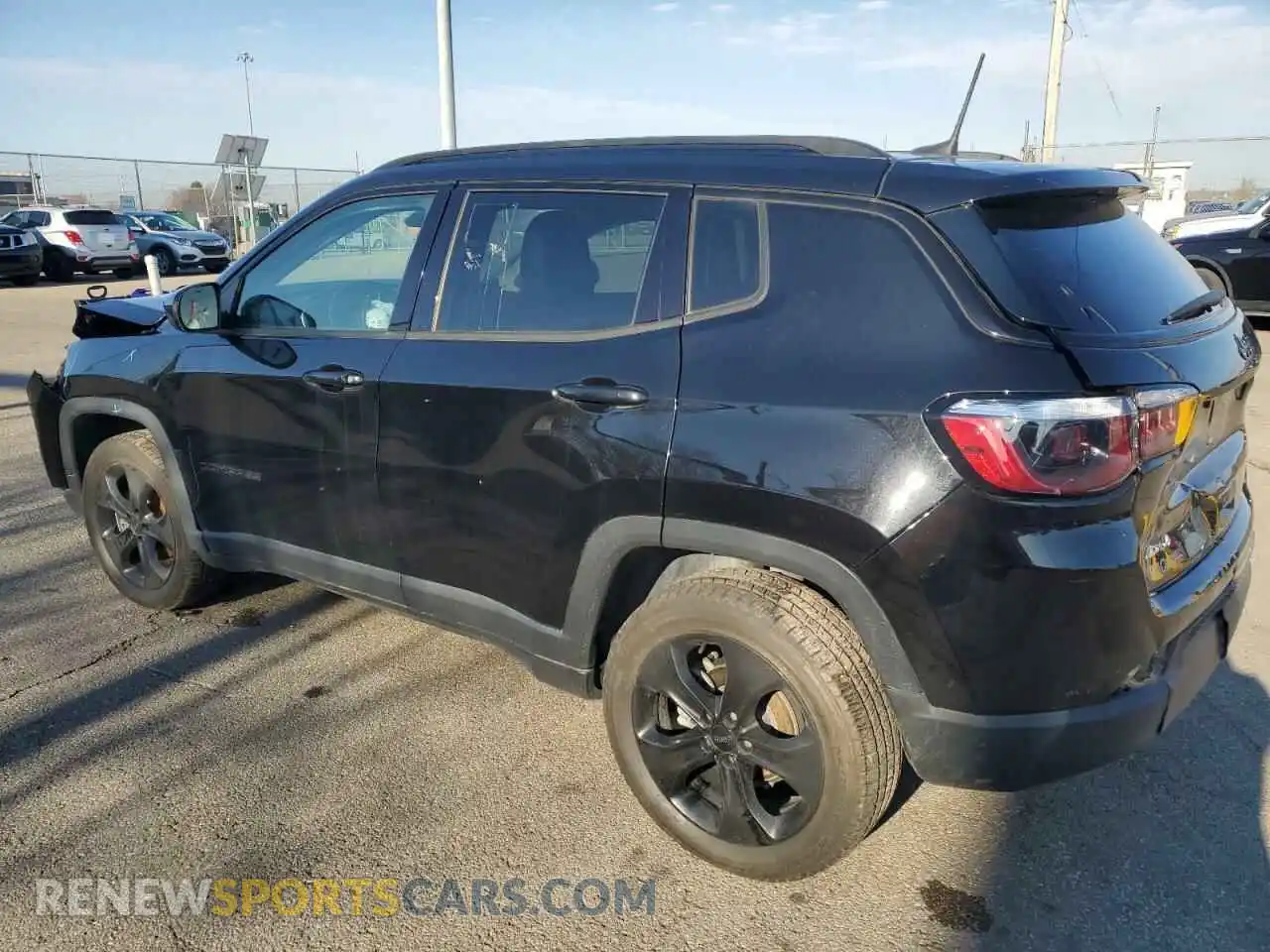 2 Photograph of a damaged car 3C4NJDBB0KT622810 JEEP COMPASS 2019
