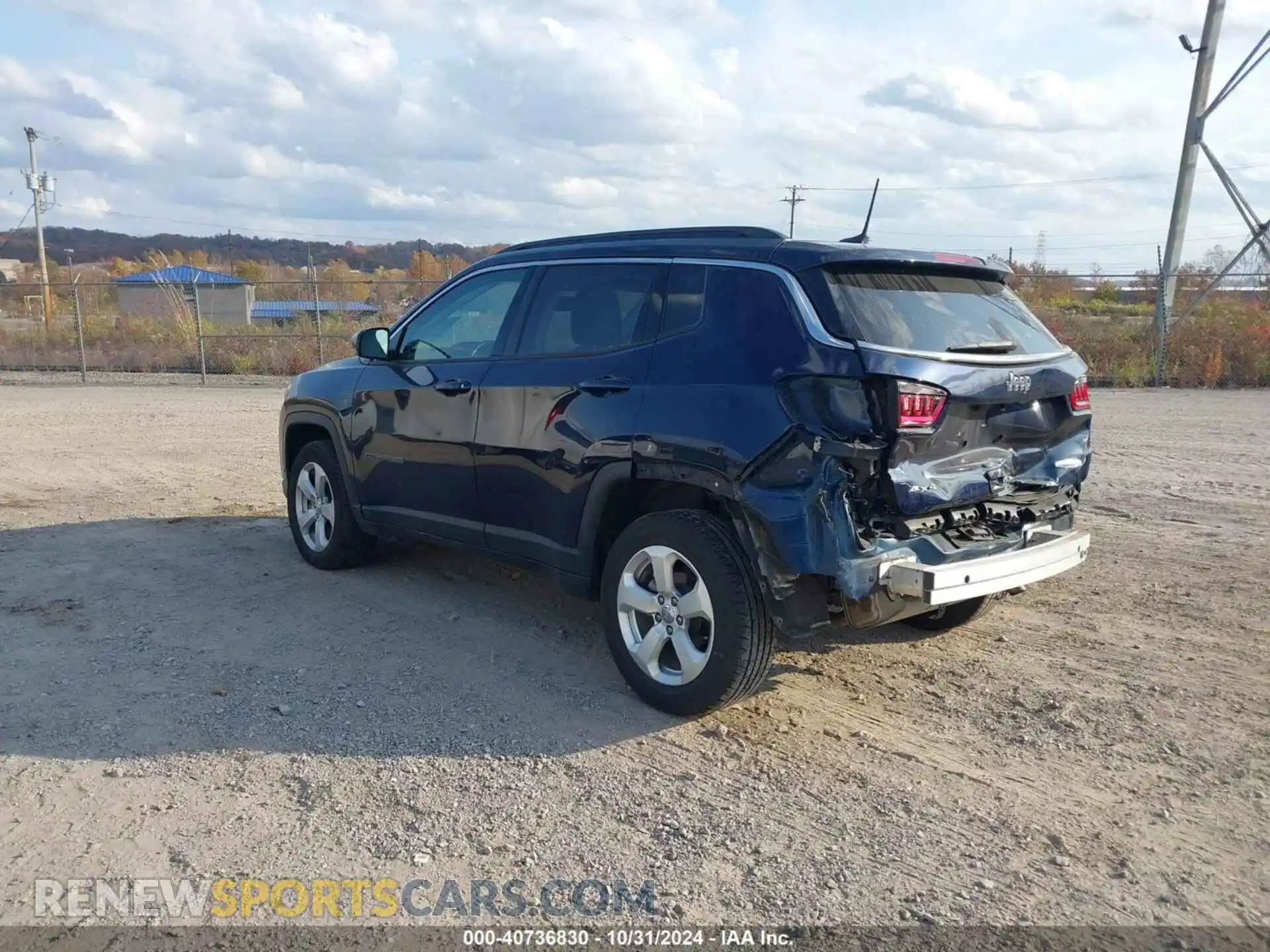 3 Photograph of a damaged car 3C4NJDBB0KT818133 JEEP COMPASS 2019