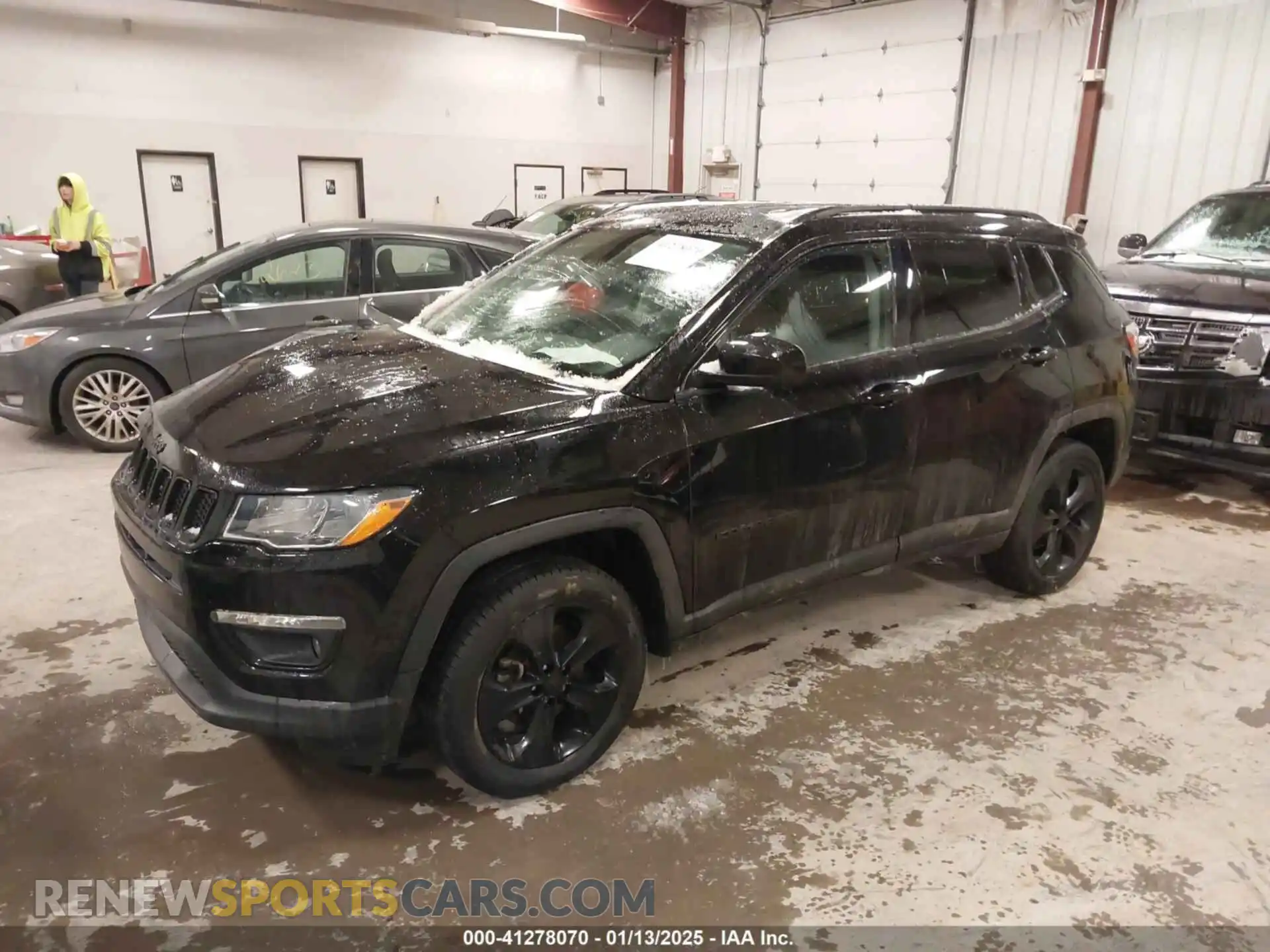 2 Photograph of a damaged car 3C4NJDBB0KT838995 JEEP COMPASS 2019
