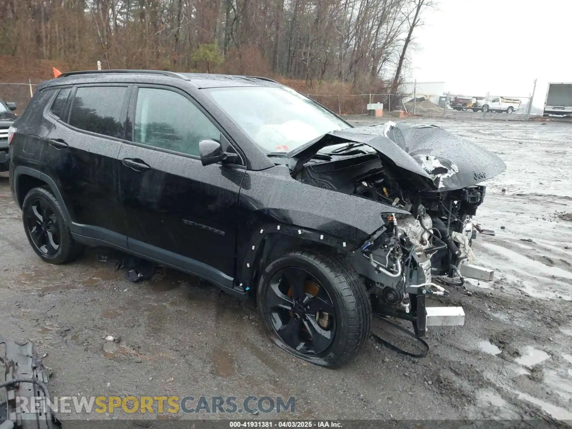 1 Photograph of a damaged car 3C4NJDBB1KT601609 JEEP COMPASS 2019