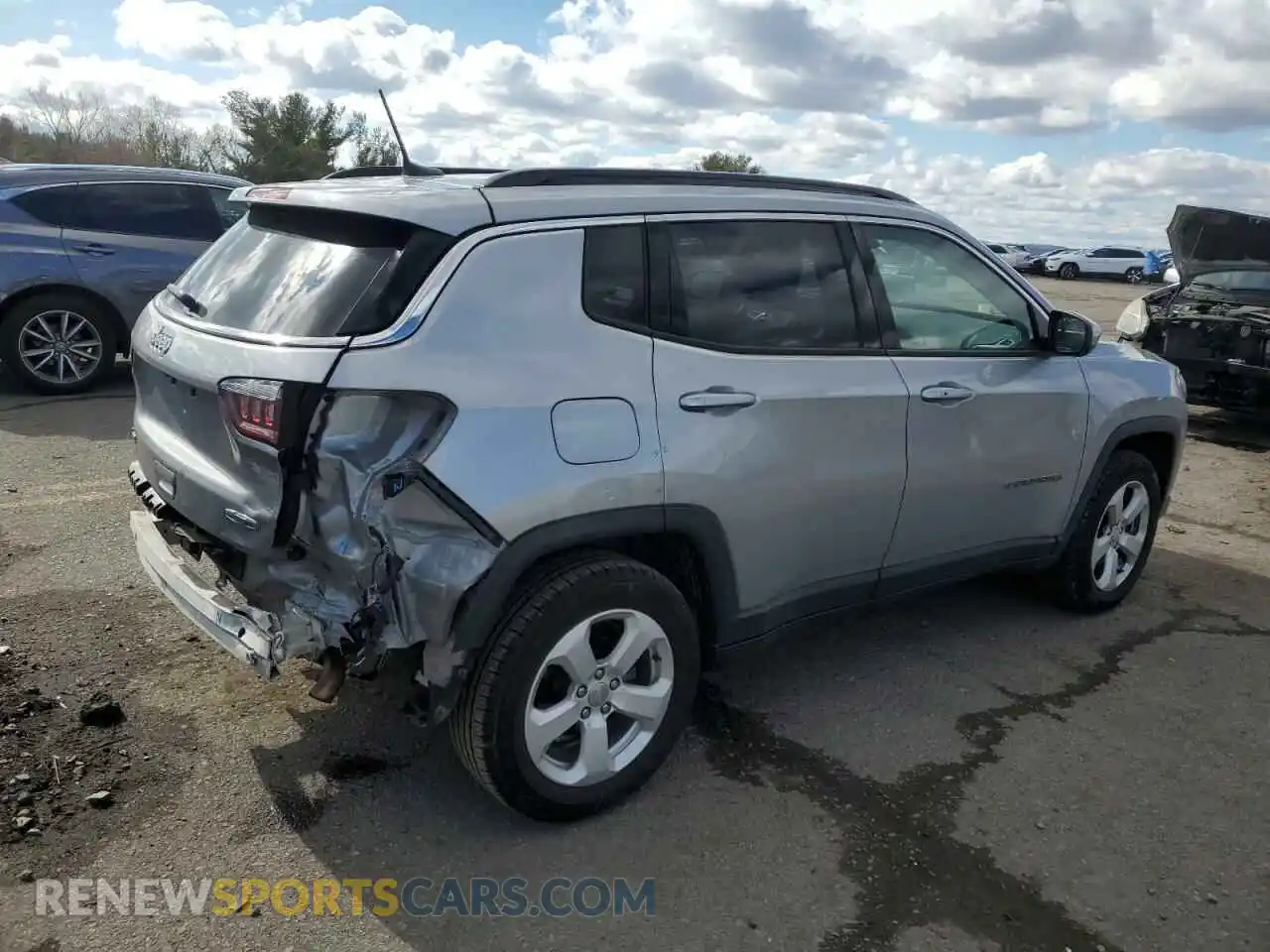 3 Photograph of a damaged car 3C4NJDBB1KT656304 JEEP COMPASS 2019