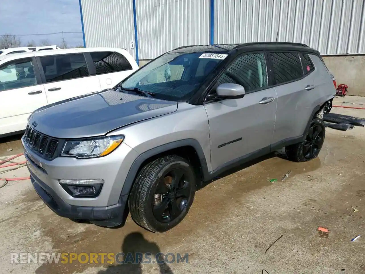 1 Photograph of a damaged car 3C4NJDBB2KT621111 JEEP COMPASS 2019