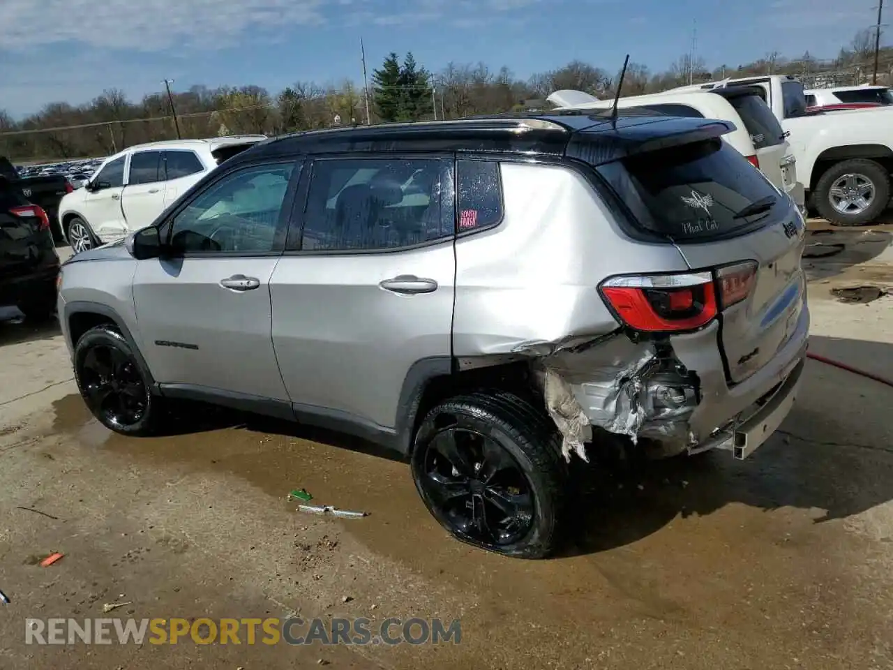2 Photograph of a damaged car 3C4NJDBB2KT621111 JEEP COMPASS 2019