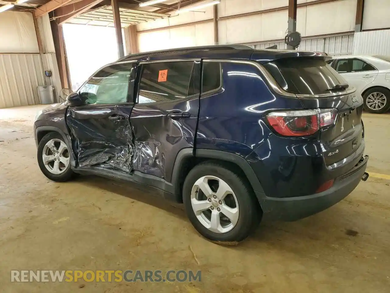 2 Photograph of a damaged car 3C4NJDBB2KT678814 JEEP COMPASS 2019