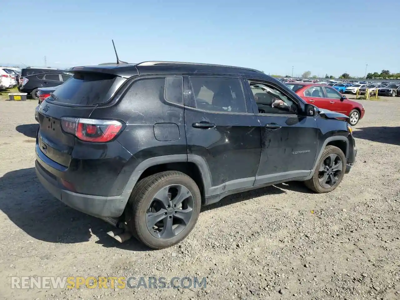 3 Photograph of a damaged car 3C4NJDBB2KT826587 JEEP COMPASS 2019