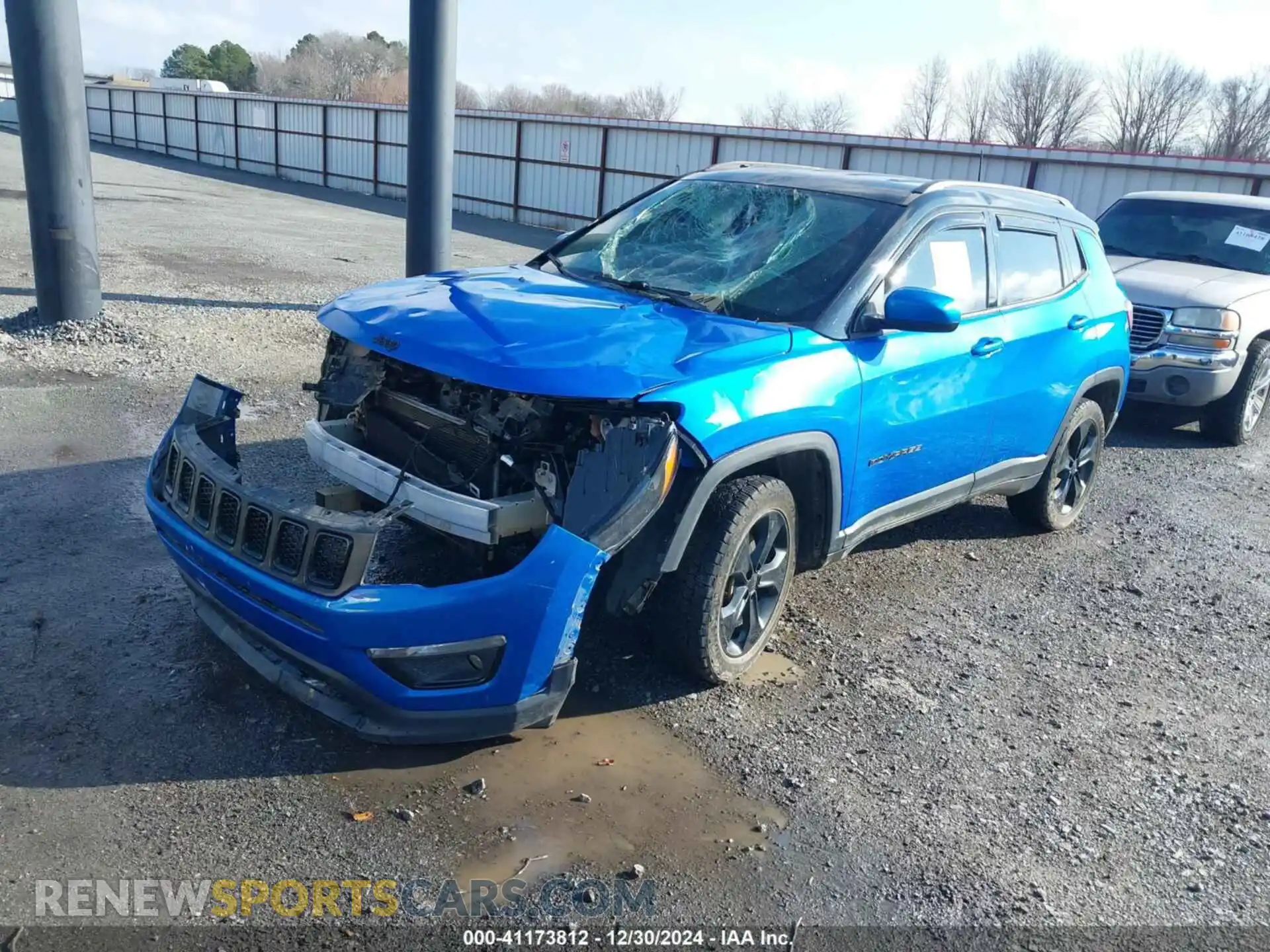 2 Photograph of a damaged car 3C4NJDBB3KT619609 JEEP COMPASS 2019