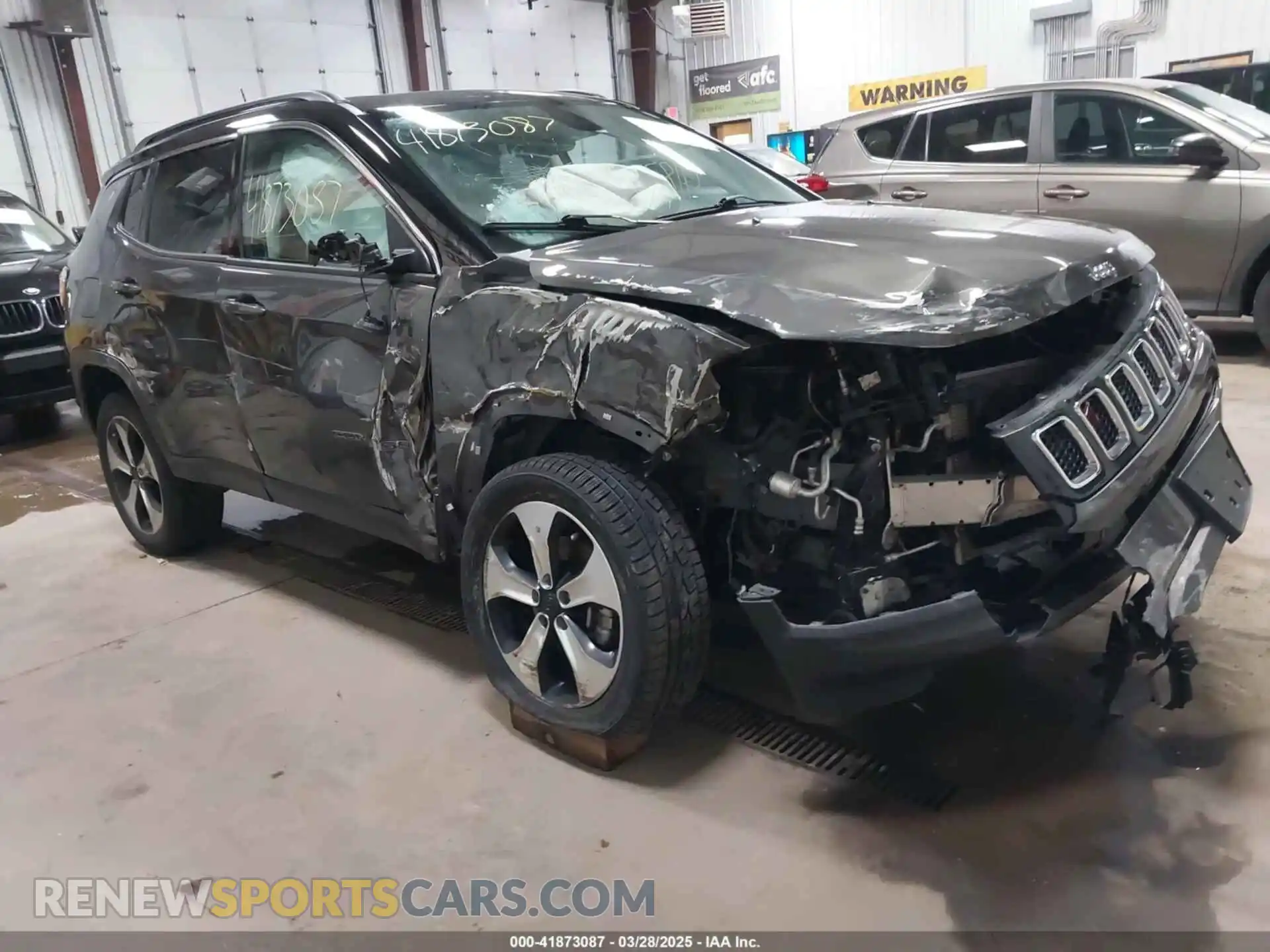 1 Photograph of a damaged car 3C4NJDBB3KT828901 JEEP COMPASS 2019