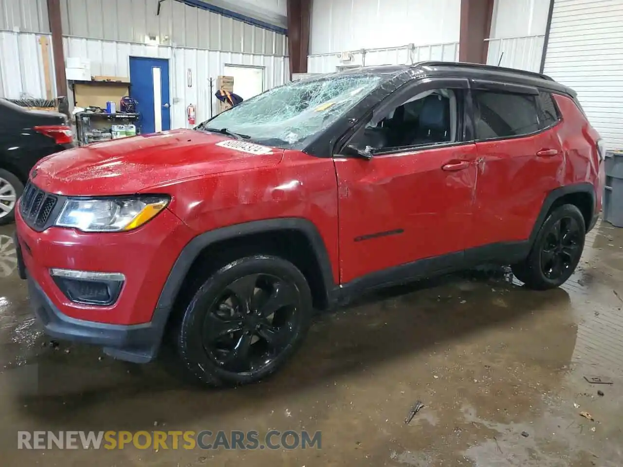 1 Photograph of a damaged car 3C4NJDBB4KT796136 JEEP COMPASS 2019