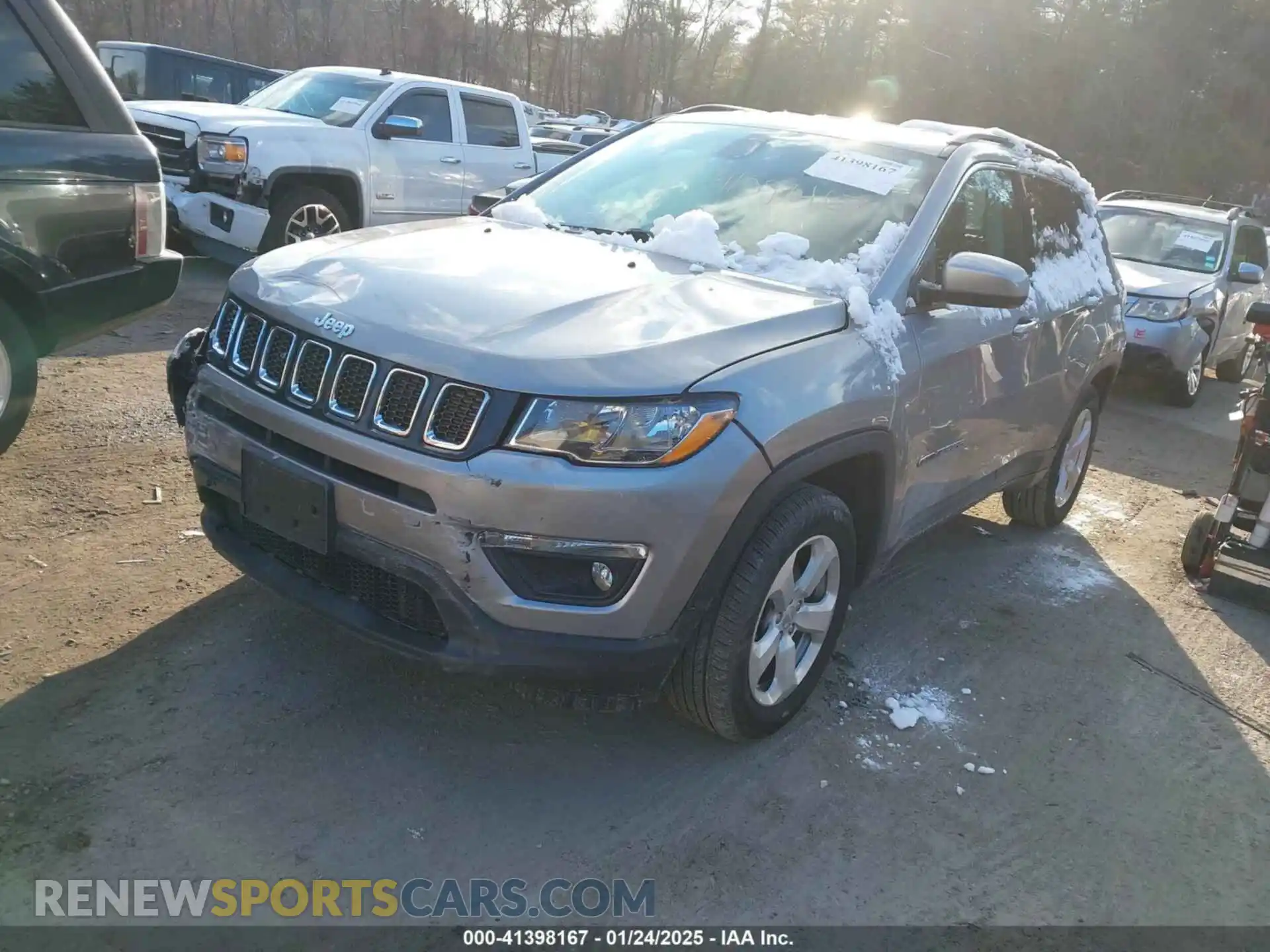 2 Photograph of a damaged car 3C4NJDBB4KT850342 JEEP COMPASS 2019