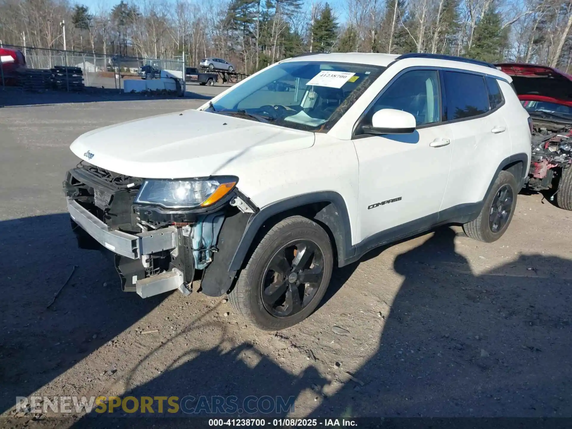 2 Photograph of a damaged car 3C4NJDBB5KT766935 JEEP COMPASS 2019