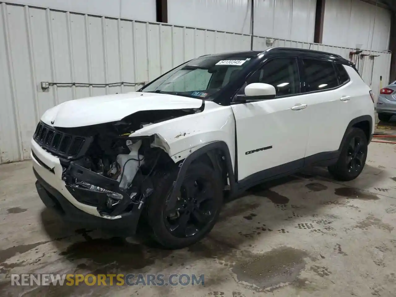 1 Photograph of a damaged car 3C4NJDBB5KT834215 JEEP COMPASS 2019