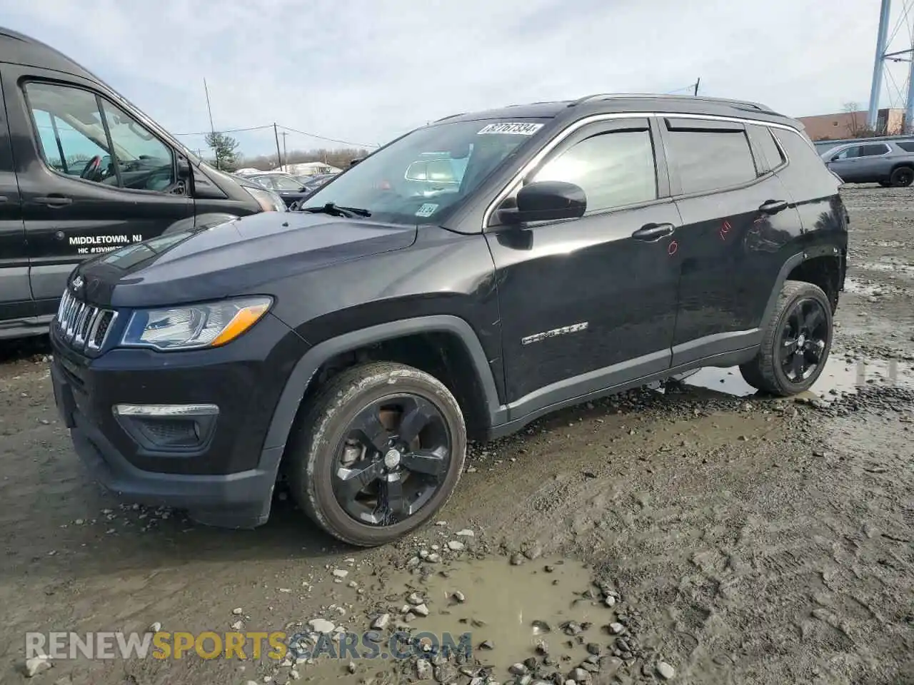1 Photograph of a damaged car 3C4NJDBB5KT839835 JEEP COMPASS 2019