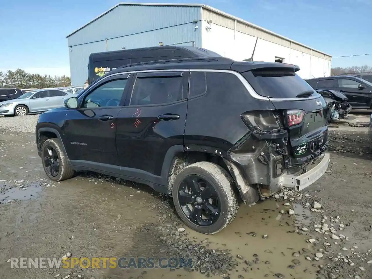 2 Photograph of a damaged car 3C4NJDBB5KT839835 JEEP COMPASS 2019