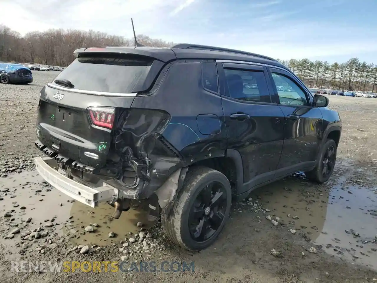 3 Photograph of a damaged car 3C4NJDBB5KT839835 JEEP COMPASS 2019