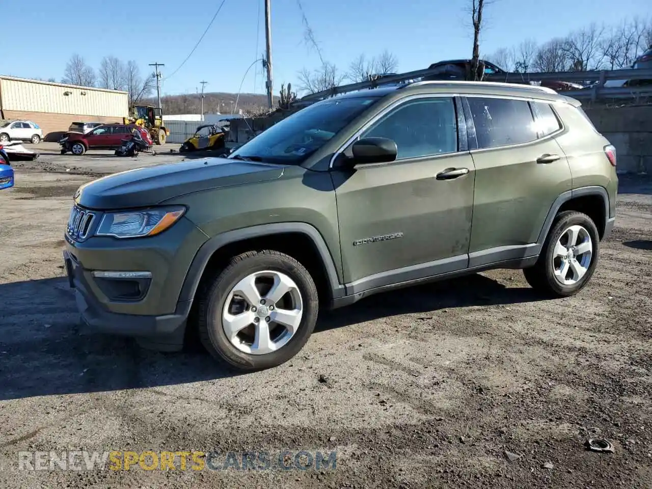 1 Photograph of a damaged car 3C4NJDBB6KT684163 JEEP COMPASS 2019
