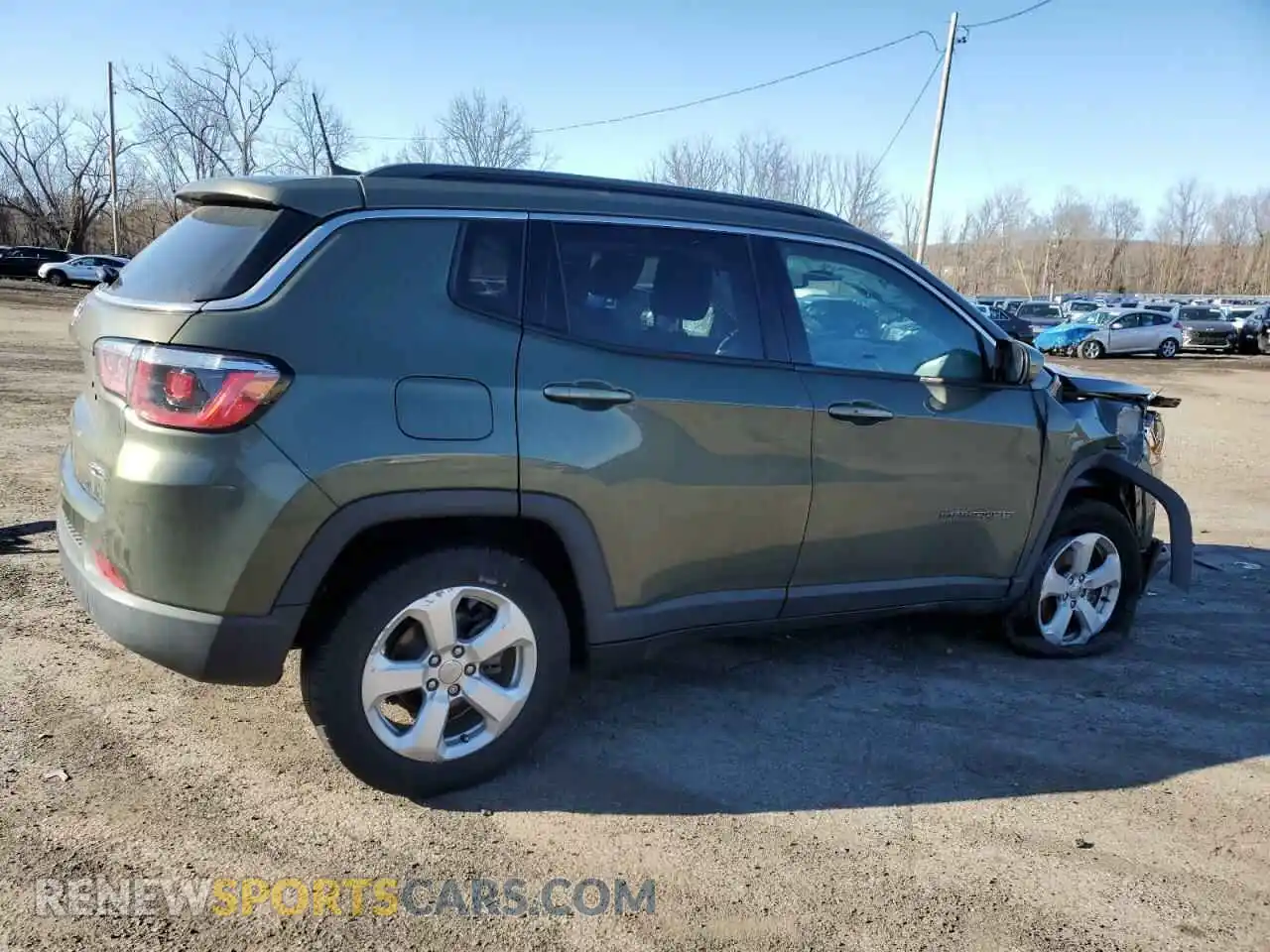 3 Photograph of a damaged car 3C4NJDBB6KT684163 JEEP COMPASS 2019
