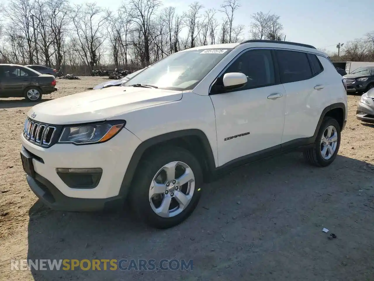 1 Photograph of a damaged car 3C4NJDBB6KT828892 JEEP COMPASS 2019