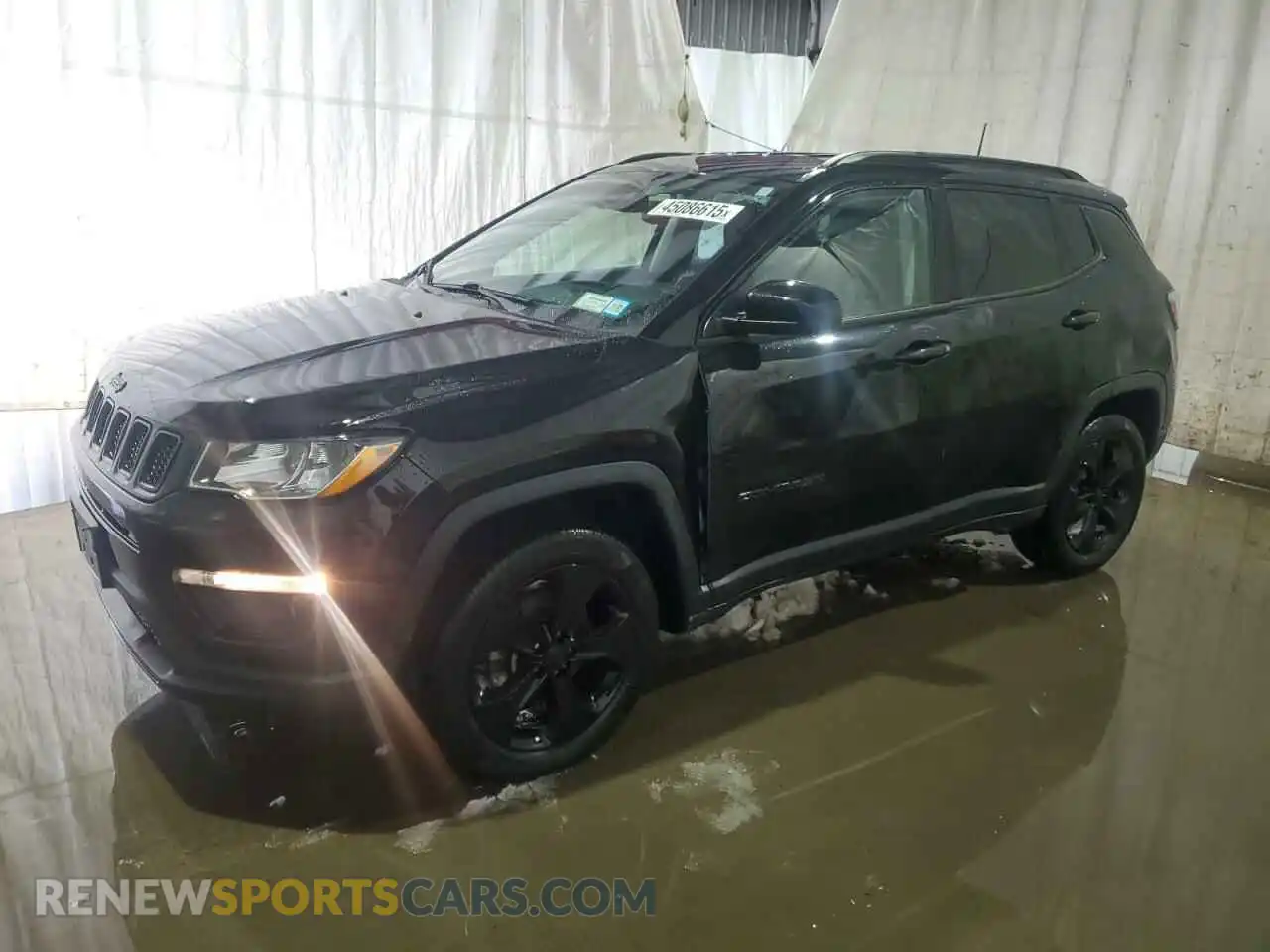 1 Photograph of a damaged car 3C4NJDBB7KT697732 JEEP COMPASS 2019