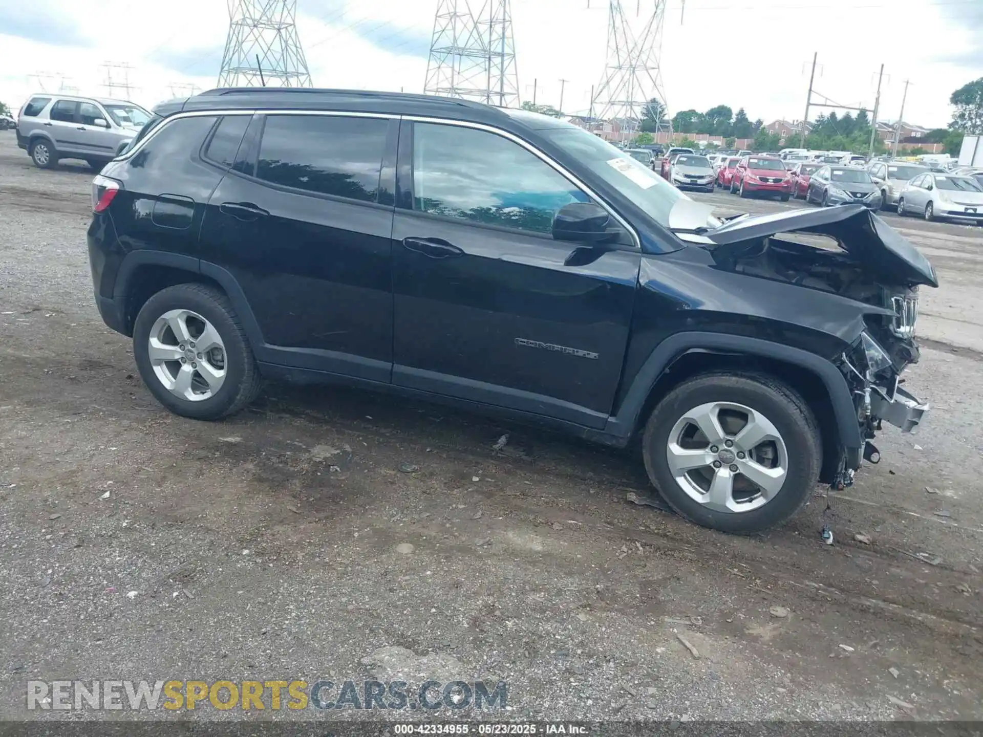 1 fotografías del automóvil dañado 3C4NJDBB8KT834306 JEEP COMPASS 2019