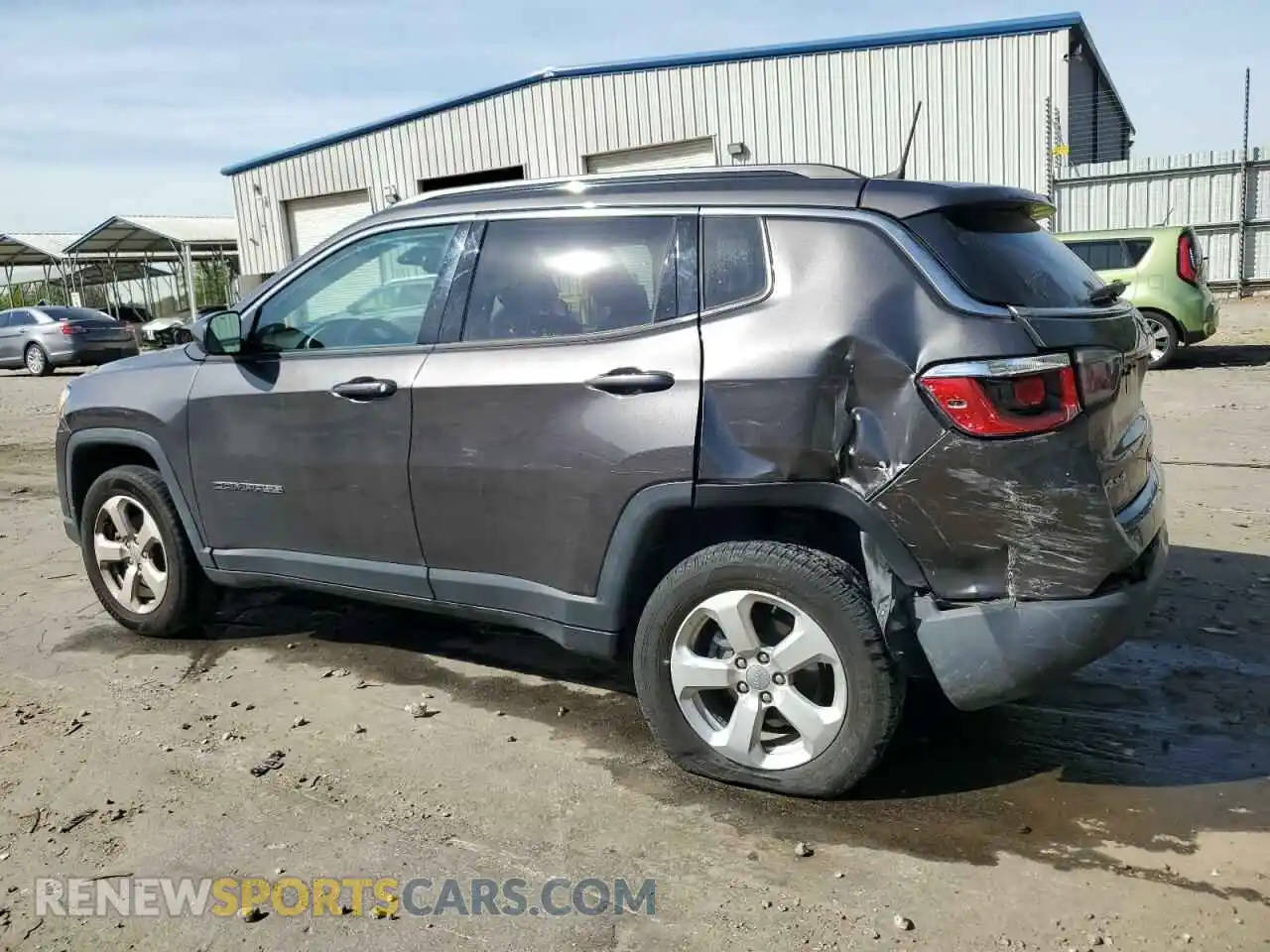 2 Photograph of a damaged car 3C4NJDBB8KT836234 JEEP COMPASS 2019