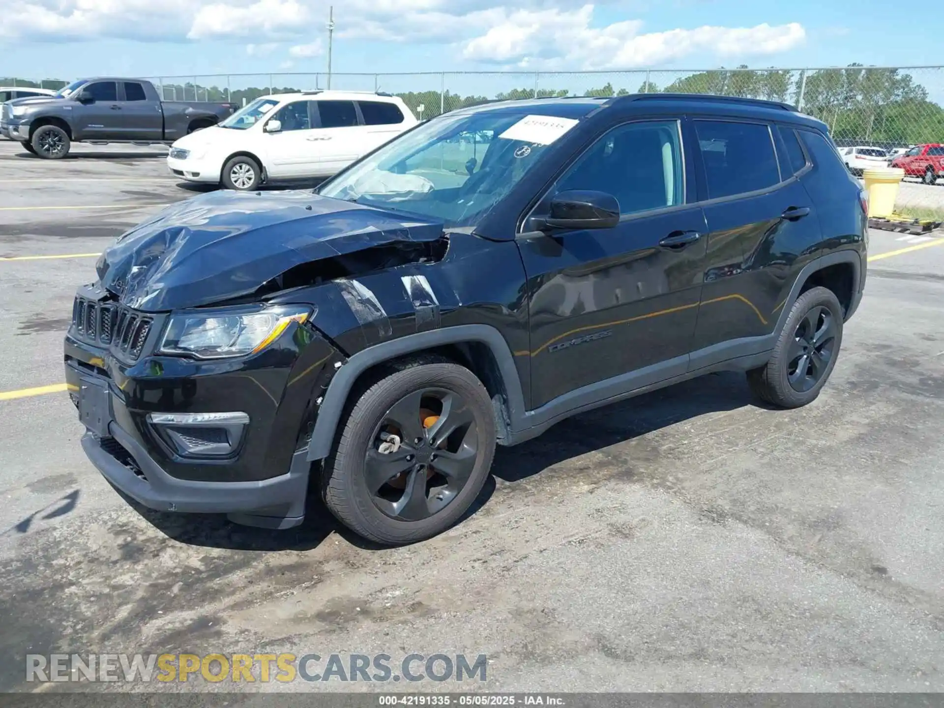 2 Photograph of a damaged car 3C4NJDBB9KT601373 JEEP COMPASS 2019